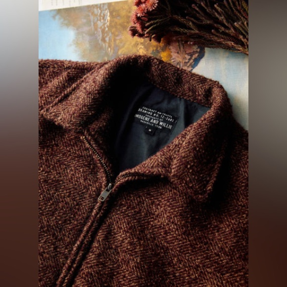 Imogene + Willie cropped wool souvenir jacket XL - Picture 5 of 16
